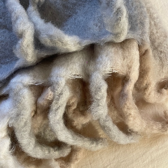 Mohair And Wool Blanket Scarf - Picture 11 of 11